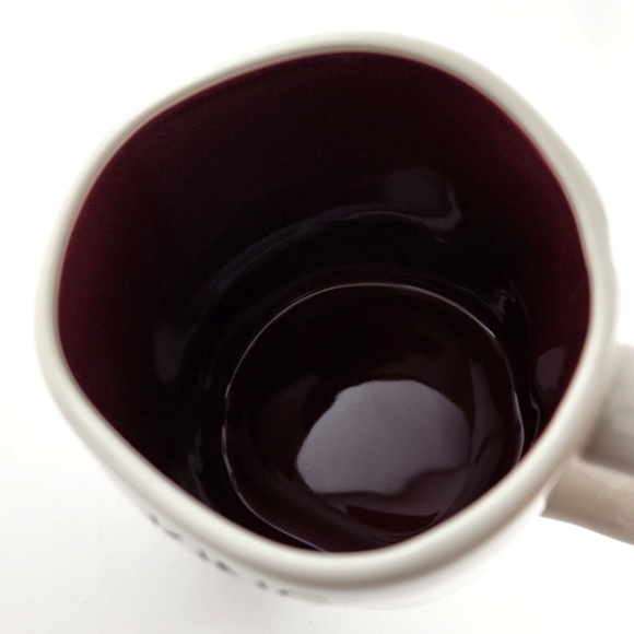 ⭐️2/ $50⭐️ Rae Dunn Artisan Mug Glossy White  Black Letters KING OF THE GRILL - Picture 6 of 10